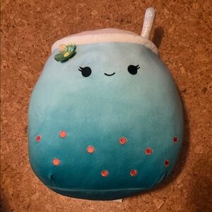 Squishmallows Blue Boba Plush